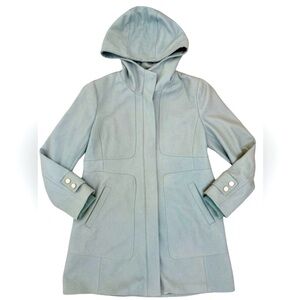Baby light blue wool blend Kenneth Cole New York Coat Size L